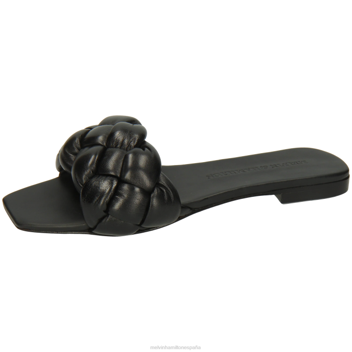 brooke 10 mujer Melvin & Hamilton negro JRT41569 mulas