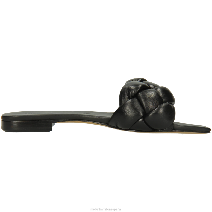 brooke 10 mujer Melvin & Hamilton negro JRT41569 mulas