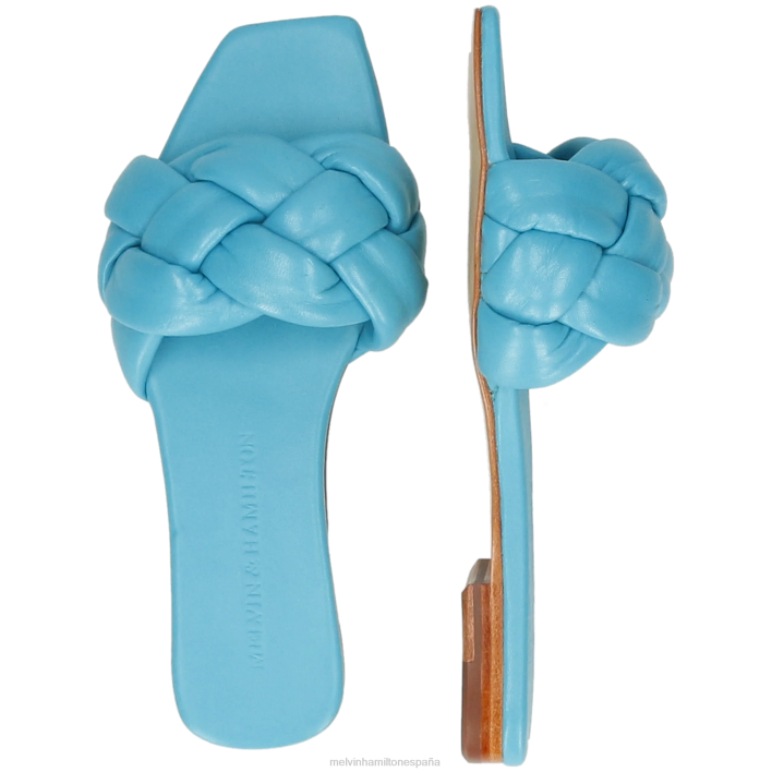 brooke 10 mujer Melvin & Hamilton turquesa JRT41589 mulas