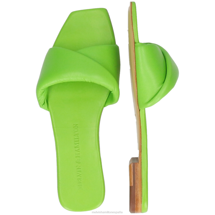 brooke 13 mujer Melvin & Hamilton verde JRT41580 mulas