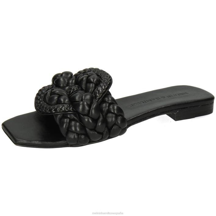 brooke 2 mujer Melvin & Hamilton negro JRT41670 mulas