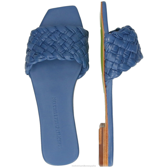 brooke 5 mujer Melvin & Hamilton azul JRT41581 mulas