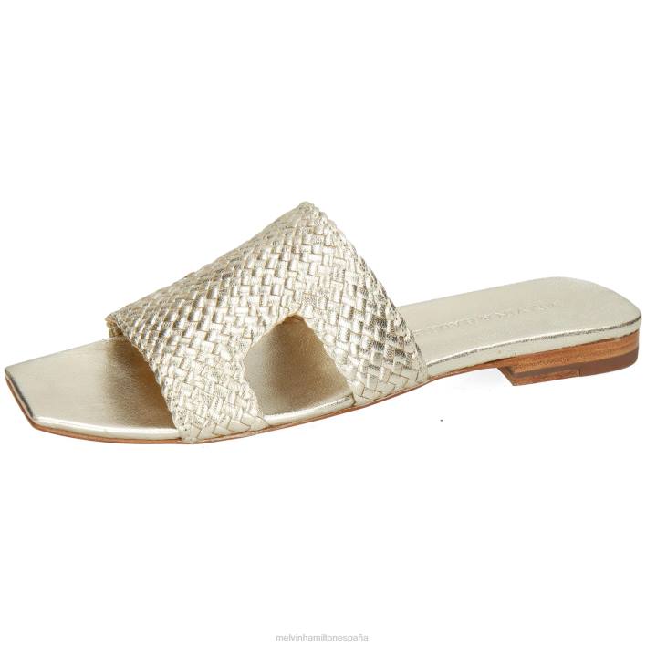 brooke 7 mujer Melvin & Hamilton oro JRT41723 mulas