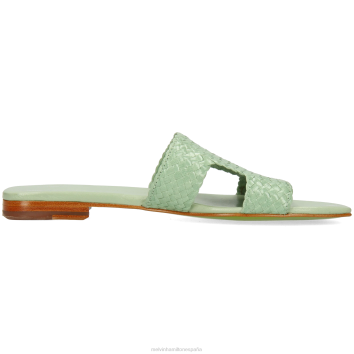 brooke 7 mujer Melvin & Hamilton verde JRT41556 mulas