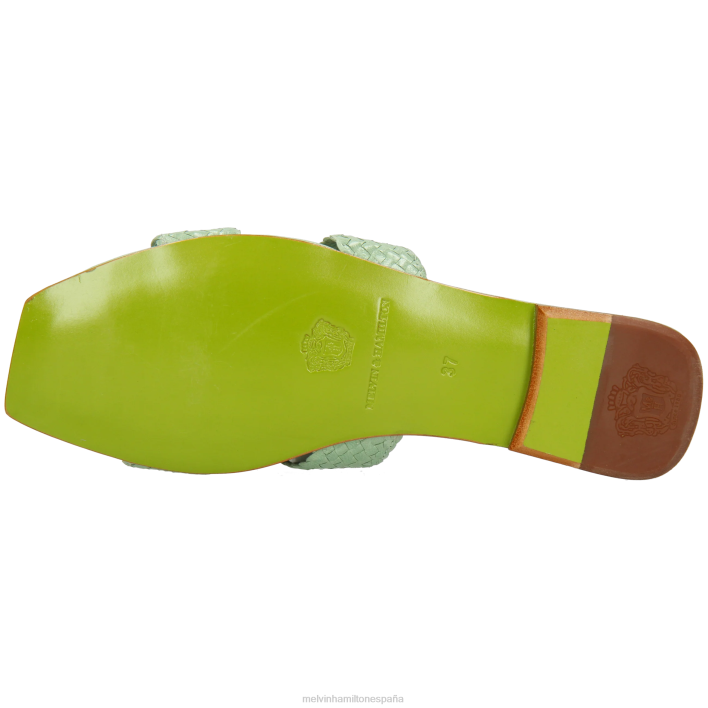 brooke 7 mujer Melvin & Hamilton verde JRT41556 mulas