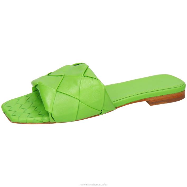 brooke 9 mujer Melvin & Hamilton verde JRT41608 mulas