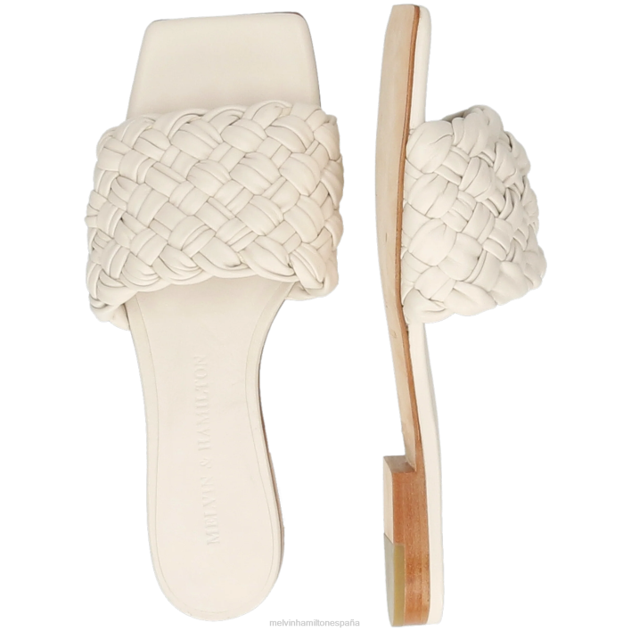 eglantina 1 mujer Melvin & Hamilton blanco JRT41533 mulas