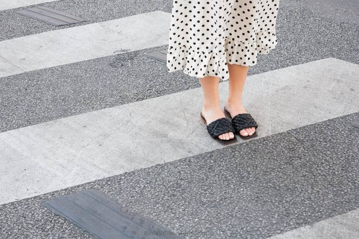 eglantina 1 mujer Melvin & Hamilton negro JRT41551 mulas