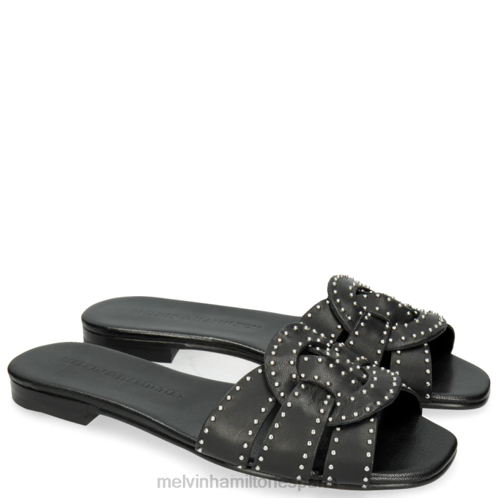 elodie 13 mujer Melvin & Hamilton negro JRT41768 mulas