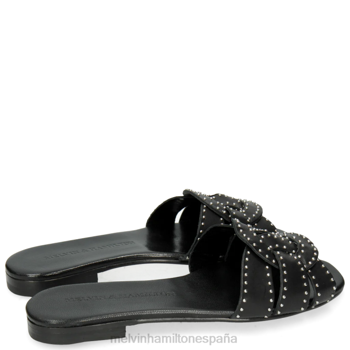 elodie 13 mujer Melvin & Hamilton negro JRT41768 mulas