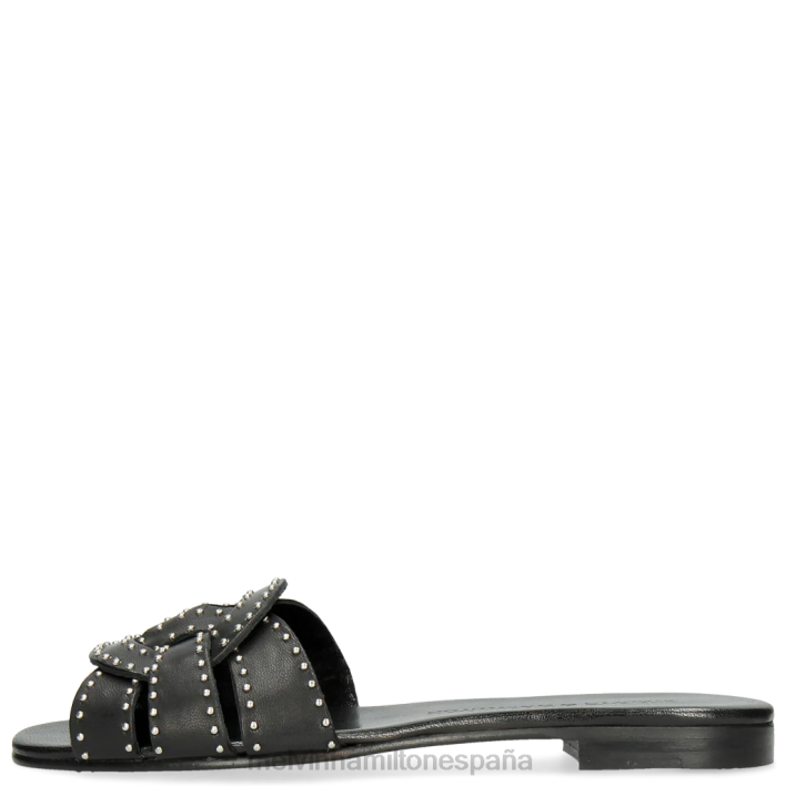 elodie 13 mujer Melvin & Hamilton negro JRT41768 mulas