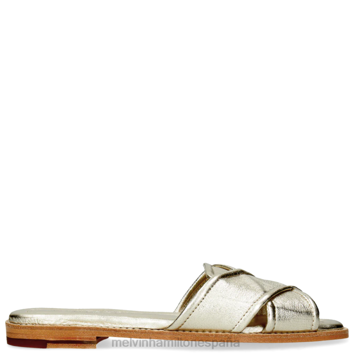 elodie 14 mujer Melvin & Hamilton oro JRT41706 mulas