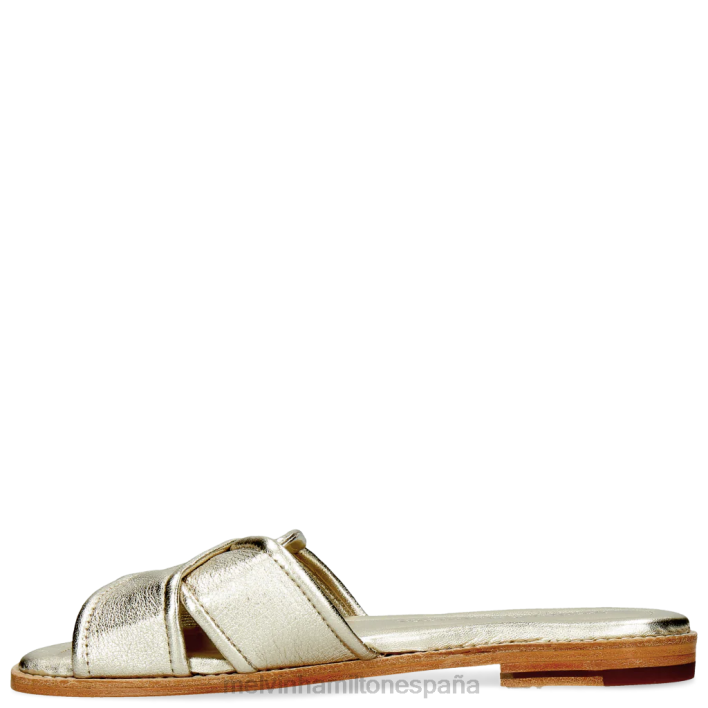 elodie 14 mujer Melvin & Hamilton oro JRT41706 mulas