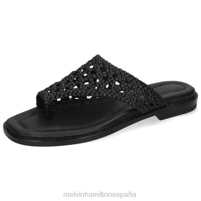 elodie 16 mujer Melvin & Hamilton negro JRT41733 mulas