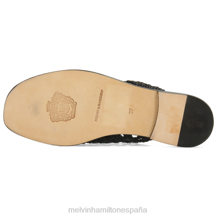 elodie 16 mujer Melvin & Hamilton negro JRT41733 mulas