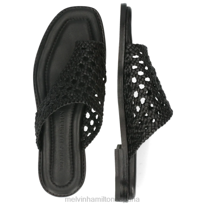 elodie 16 mujer Melvin & Hamilton negro JRT41733 mulas