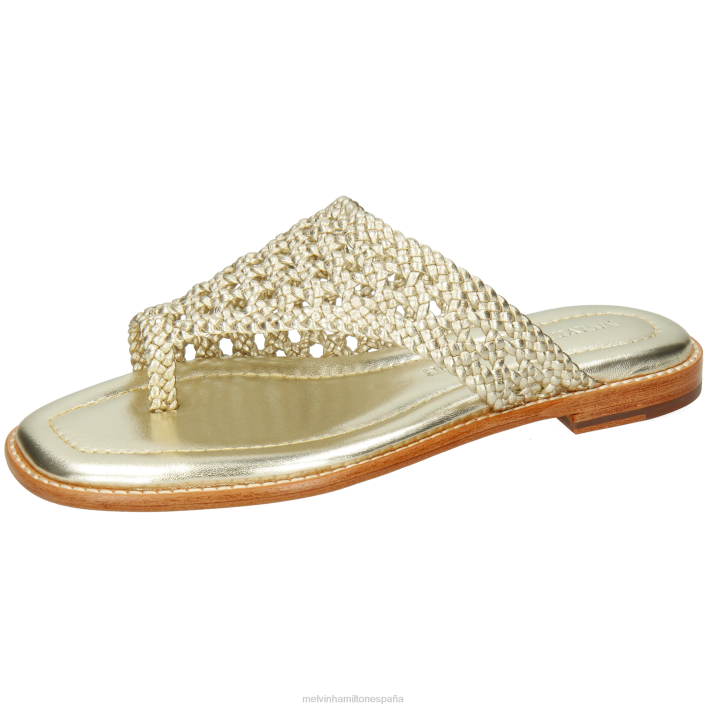 elodie 16 mujer Melvin & Hamilton oro JRT41561 mulas