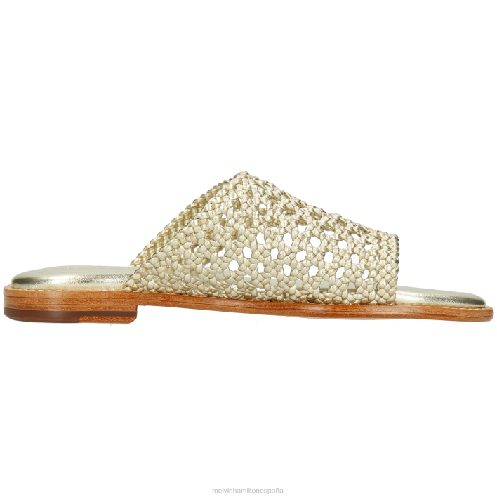 elodie 16 mujer Melvin & Hamilton oro JRT41561 mulas