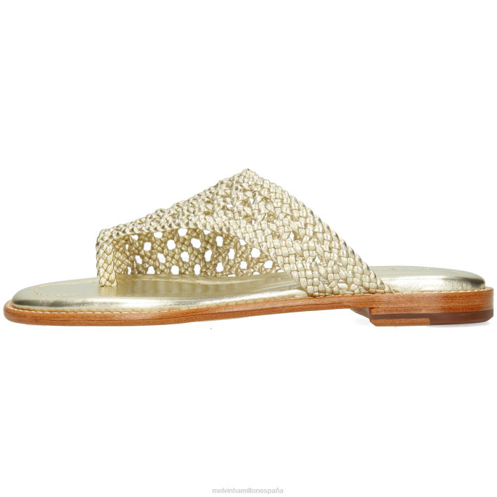 elodie 16 mujer Melvin & Hamilton oro JRT41561 mulas