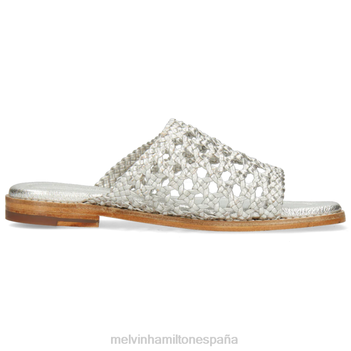 elodie 16 mujer Melvin & Hamilton plata JRT41681 mulas
