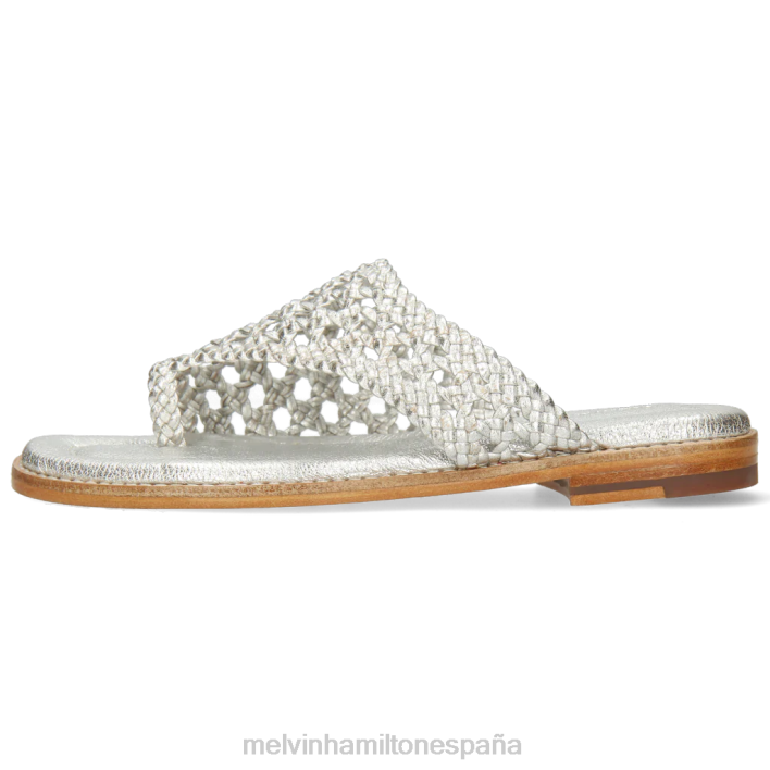 elodie 16 mujer Melvin & Hamilton plata JRT41681 mulas
