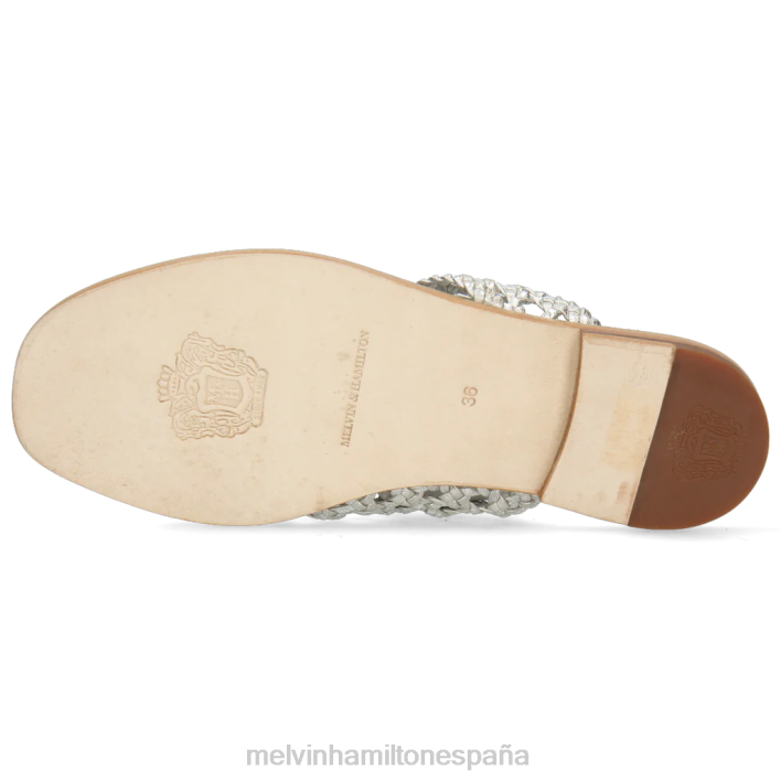 elodie 16 mujer Melvin & Hamilton plata JRT41681 mulas