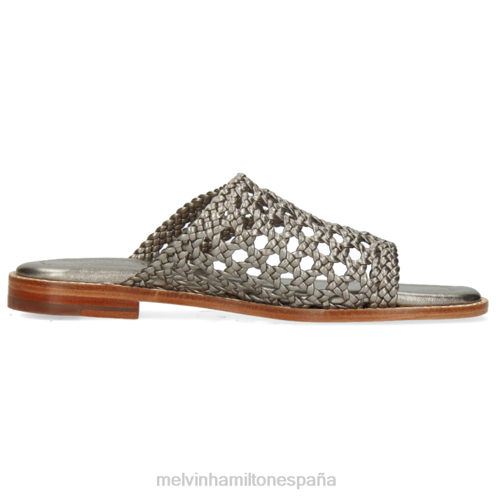 elodie 16 mujer Melvin & Hamilton plata JRT41749 mulas