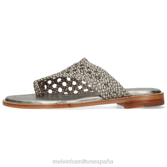 elodie 16 mujer Melvin & Hamilton plata JRT41749 mulas