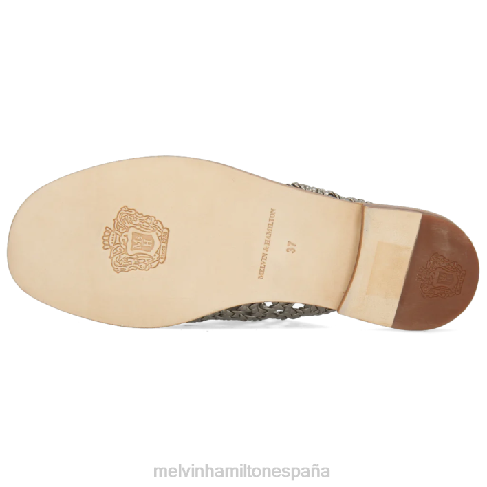 elodie 16 mujer Melvin & Hamilton plata JRT41749 mulas