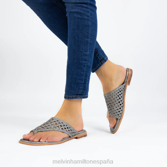 elodie 16 mujer Melvin & Hamilton plata JRT41749 mulas