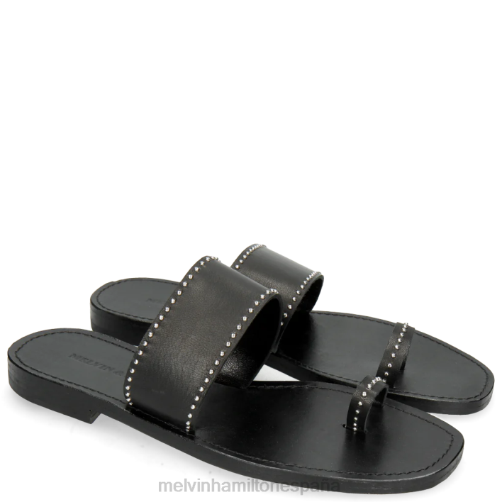 elodie 19 mujer Melvin & Hamilton negro JRT41758 mulas