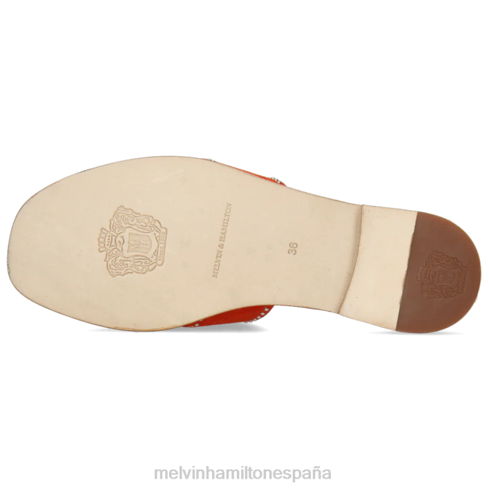 elodie 20 mujer Melvin & Hamilton naranja JRT41682 mulas