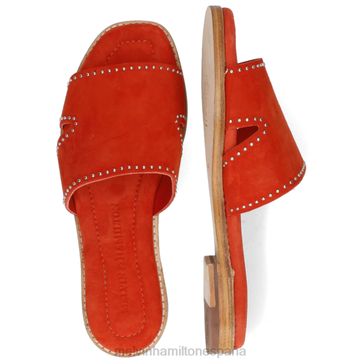 elodie 20 mujer Melvin & Hamilton naranja JRT41682 mulas
