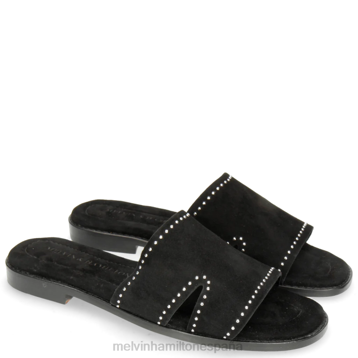 elodie 20 mujer Melvin & Hamilton negro JRT41701 mulas