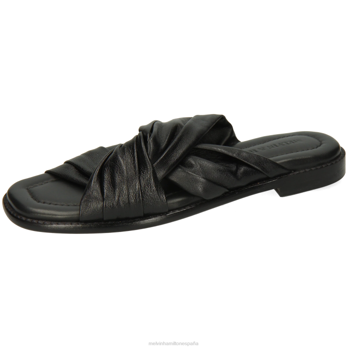 elodie 22 mujer Melvin & Hamilton negro JRT41617 mulas