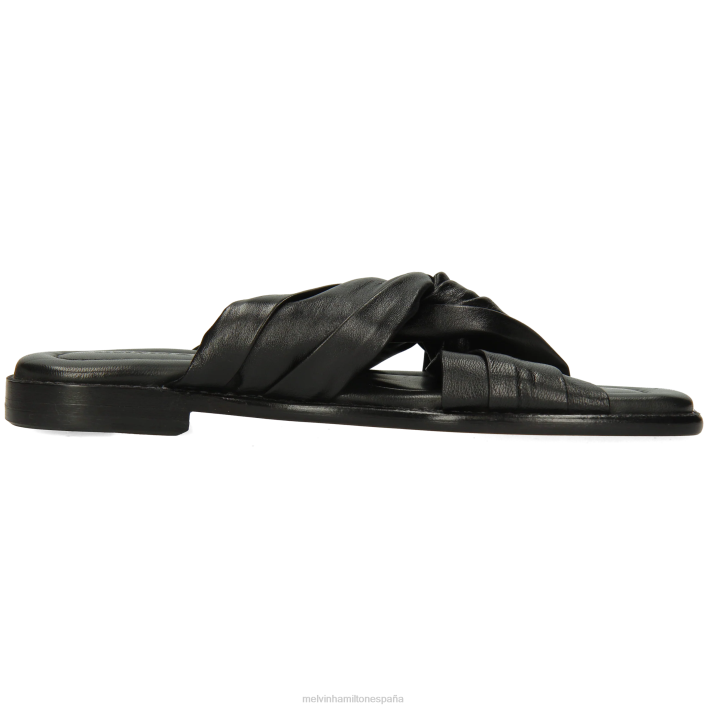 elodie 22 mujer Melvin & Hamilton negro JRT41617 mulas