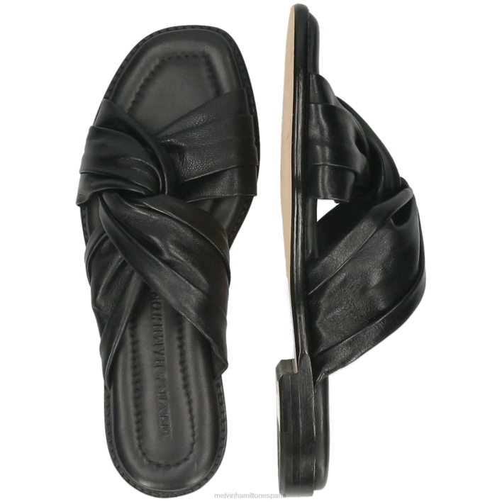 elodie 22 mujer Melvin & Hamilton negro JRT41617 mulas