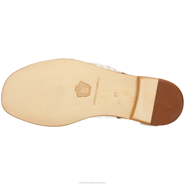 elodie 22 mujer Melvin & Hamilton oro JRT41601 mulas