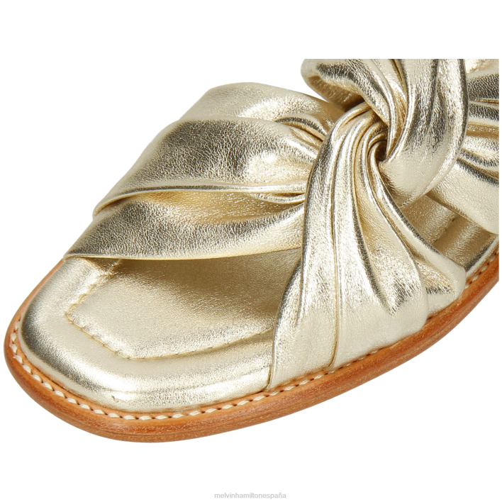 elodie 22 mujer Melvin & Hamilton oro JRT41601 mulas