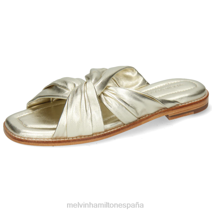 elodie 22 mujer Melvin & Hamilton oro JRT41654 mulas