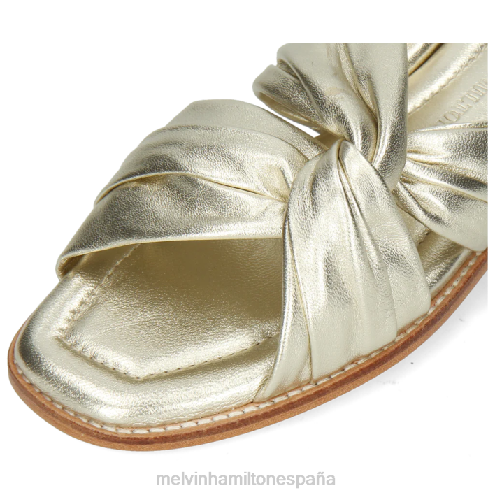 elodie 22 mujer Melvin & Hamilton oro JRT41654 mulas