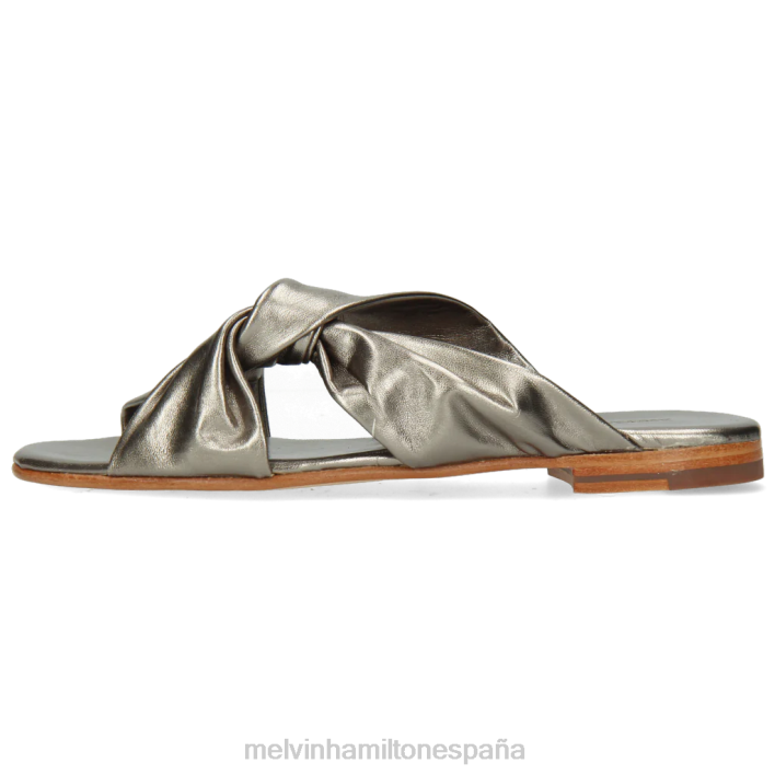 elodie 35 mujer Melvin & Hamilton plata JRT41725 mulas