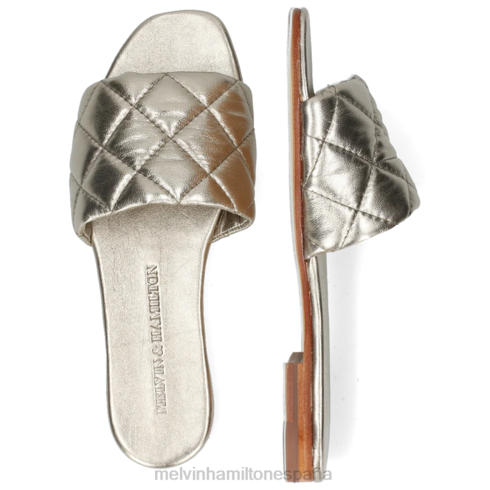 elodie 37 mujer Melvin & Hamilton oro JRT41663 mulas