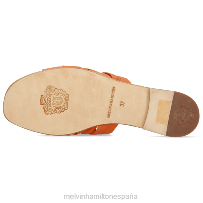 elodie 46 mujer Melvin & Hamilton naranja JRT41684 mulas