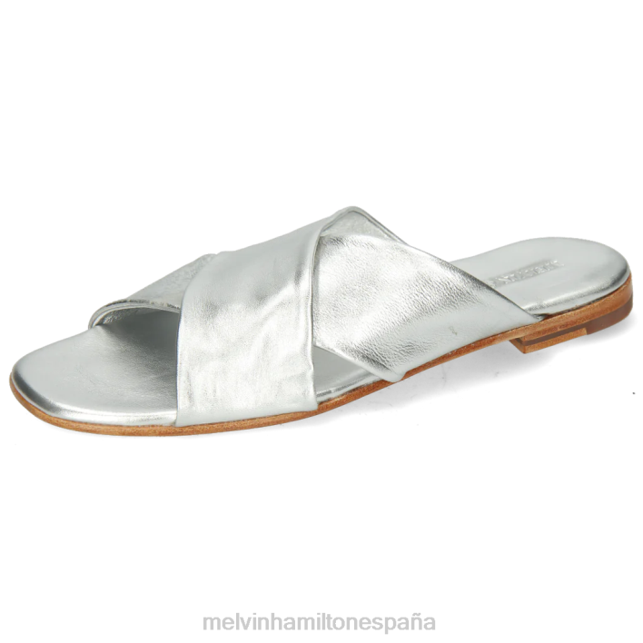 elodie 47 mujer Melvin & Hamilton plata JRT41773 mulas