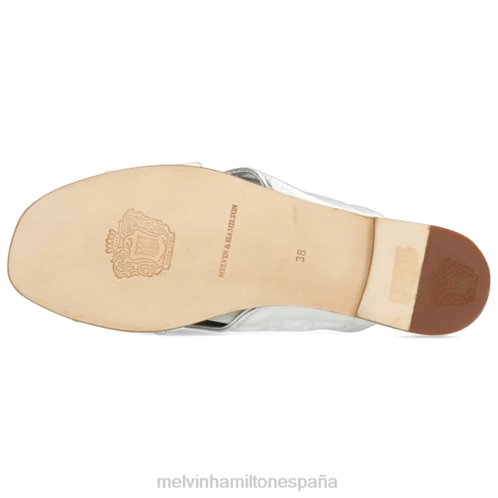 elodie 47 mujer Melvin & Hamilton plata JRT41773 mulas