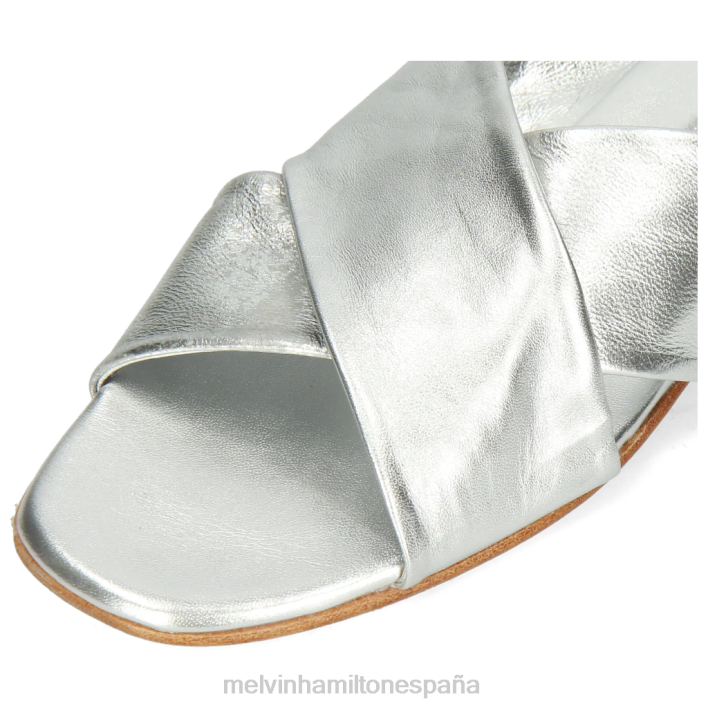elodie 47 mujer Melvin & Hamilton plata JRT41773 mulas