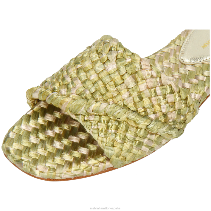 elodie 53 mujer Melvin & Hamilton caqui JRT41572 mulas