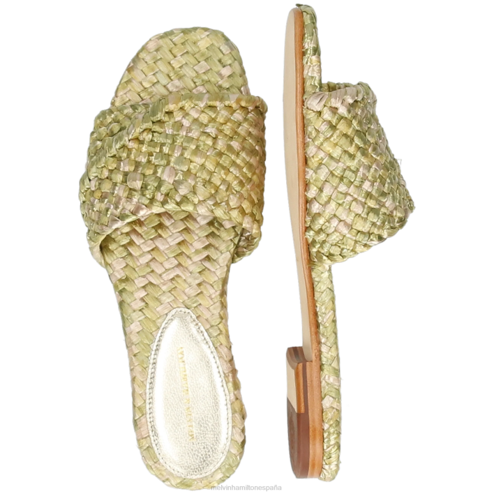 elodie 53 mujer Melvin & Hamilton caqui JRT41572 mulas