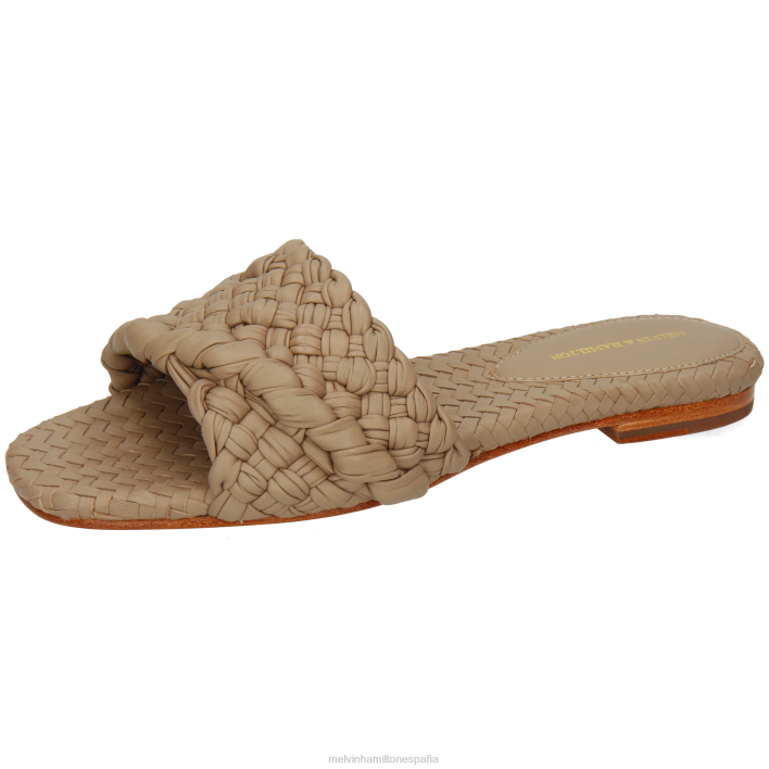 elodie 53 mujer Melvin & Hamilton marrón JRT41596 mulas